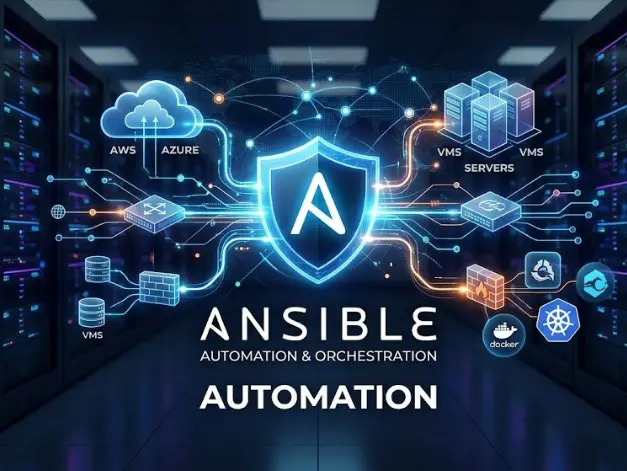 Ansible Development Services - Build secure and automated IT operations Ansible development services with scalable infrastructure and deployment automation solutions.